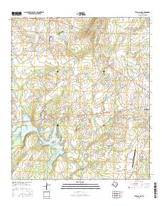 Tehuacana 2016 topographic map thumbnail