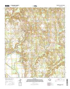 Tennessee Colony 2016 topographic map thumbnail
