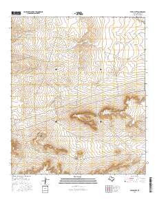 Tepee Butte 2016 topographic map thumbnail