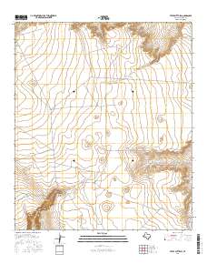 Tepee Butte SW 2016 topographic map thumbnail