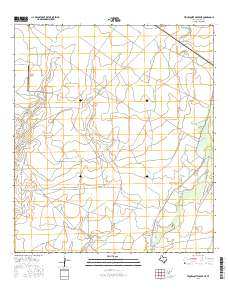 Tequesquite Creek NE 2016 topographic map thumbnail