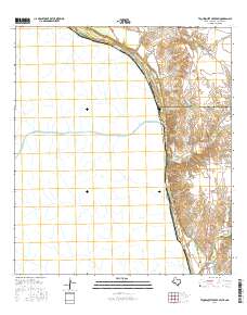 Tequesquite Creek SW 2016 topographic map thumbnail