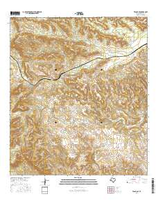 Tesnus SE 2016 topographic map thumbnail