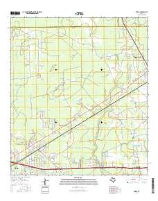 Texla 2016 topographic map thumbnail