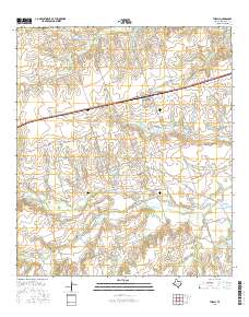 Thrall 2016 topographic map thumbnail