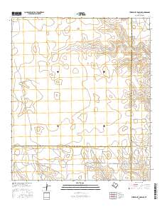 Three Bluff Draw NE 2016 topographic map thumbnail