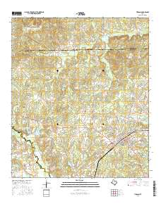 Timpson 2016 topographic map thumbnail
