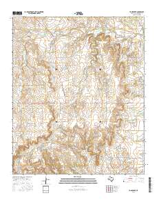 Tonk Creek 2016 topographic map thumbnail