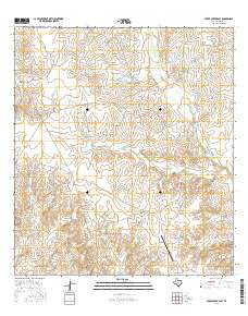 Tovar Creek East 2016 topographic map thumbnail