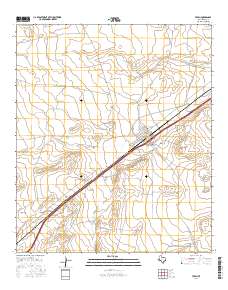 Toyah 2016 topographic map thumbnail