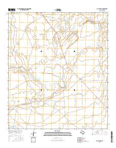 Toyah Lake 2016 topographic map thumbnail