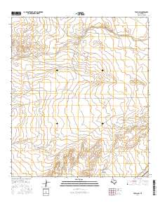 Toyah SW 2016 topographic map thumbnail