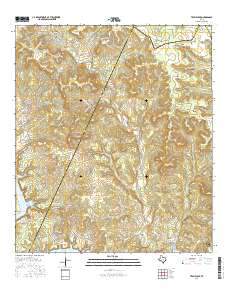Travis Peak 2016 topographic map thumbnail