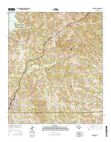 Troup East 2016 topographic map thumbnail