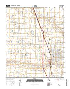 Tulia 2016 topographic map thumbnail