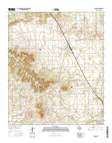 Tuscola 2016 topographic map thumbnail