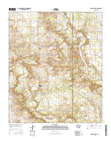 Twomile Creek 2016 topographic map thumbnail