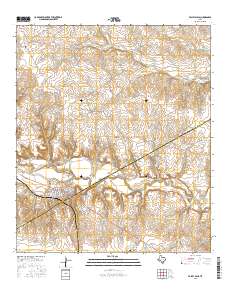 Valley Mills 2016 topographic map thumbnail