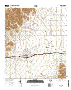 Van Horn 2016 topographic map thumbnail