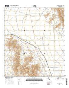 Van Horn Wells 2016 topographic map thumbnail