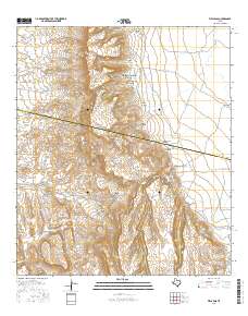 Vieja Pass 2016 topographic map thumbnail