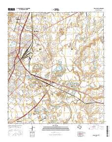 Waco East 2016 topographic map thumbnail