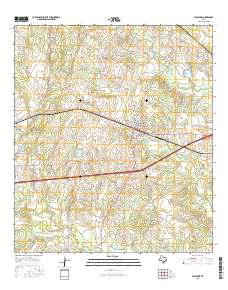 Waelder 2016 topographic map thumbnail