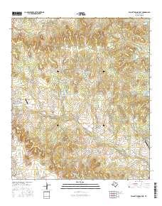 Walnut Springs East 2016 topographic map thumbnail