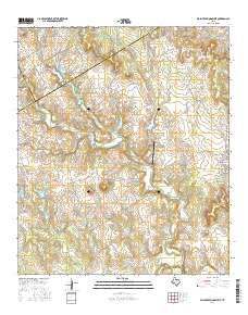 Walnut Springs West 2016 topographic map thumbnail