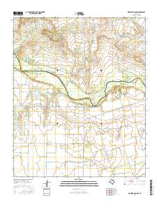 Warrior Hollow 2016 topographic map thumbnail