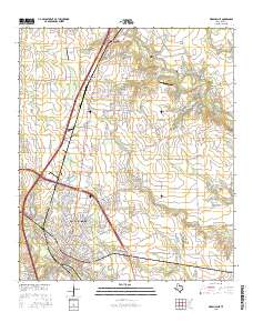 Waxahachie 2016 topographic map thumbnail