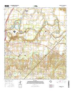 Webberville 2016 topographic map thumbnail