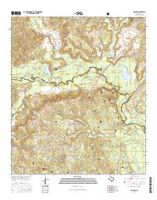 Weches 2016 topographic map thumbnail