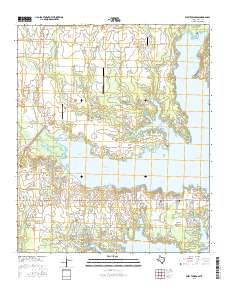 West Tawakoni 2016 topographic map thumbnail