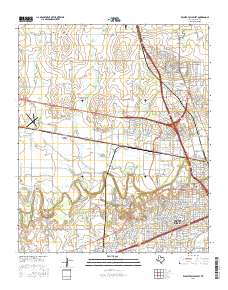 Wichita Falls West 2016 topographic map thumbnail