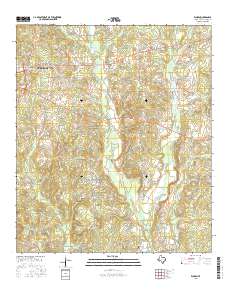 Woden 2016 topographic map thumbnail