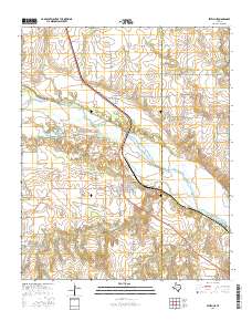 Estelline 2016 topographic map thumbnail