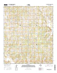 Fort McKavett NW 2016 topographic map thumbnail