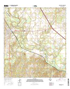 George West 2016 topographic map thumbnail