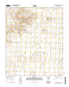 Happy Hereford Ranch 2016 topographic map thumbnail