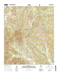 Hurstown 2016 topographic map thumbnail