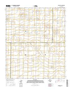 Lazbuddie SE 2016 topographic map thumbnail