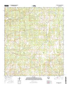Live Oak Ranch 2016 topographic map thumbnail