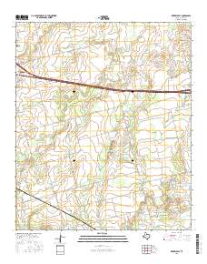 Merkel East 2016 topographic map thumbnail