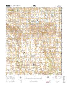 Mobeetie 2016 topographic map thumbnail