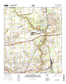 Mont Belvieu 2016 topographic map thumbnail