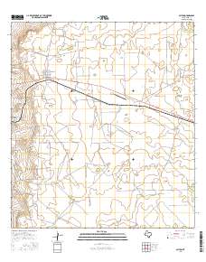 Oilton 2016 topographic map thumbnail