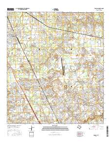Tomball 2016 topographic map thumbnail