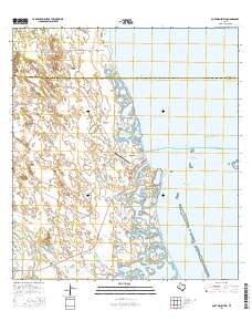 Port Mansfield 2016 topographic map thumbnail