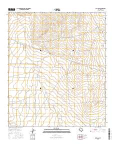 W T Ranch 2016 topographic map thumbnail